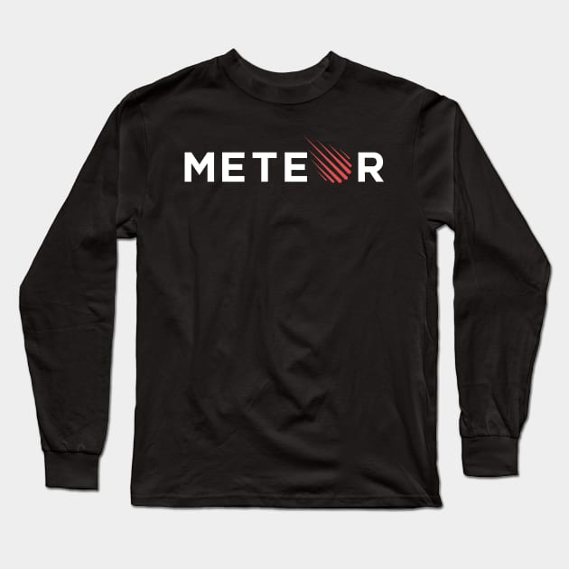 Meteor.js Long Sleeve T-Shirt by cryptogeek